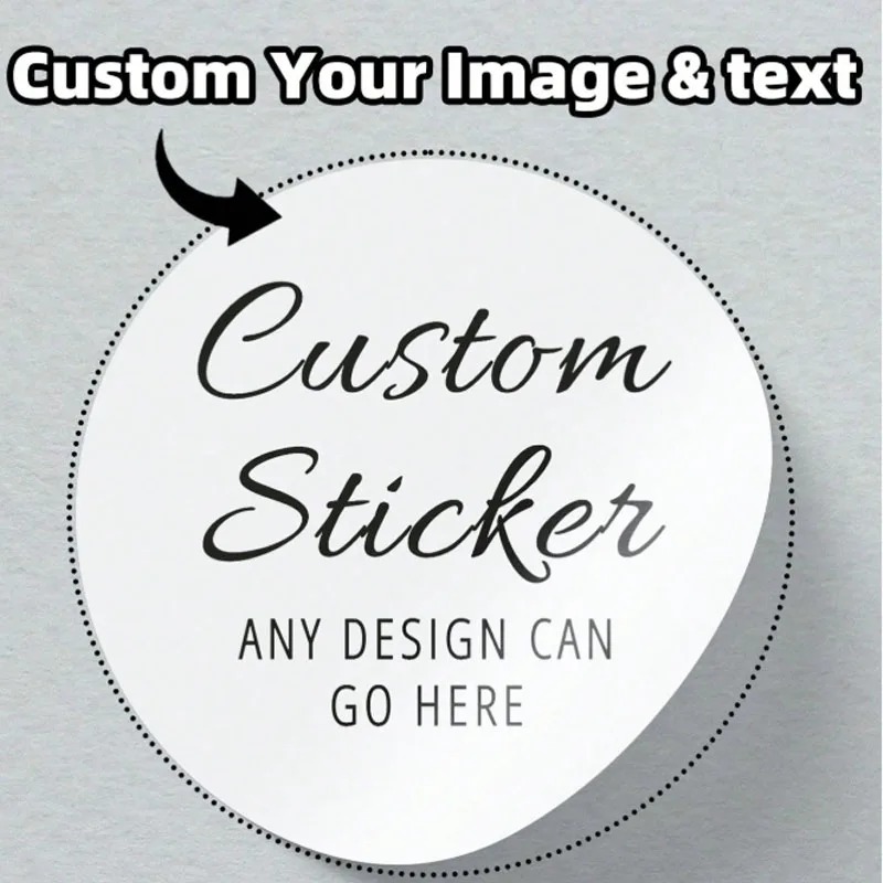 Photography Logo - Stiker bundar kustom, label personalisasi, stiker