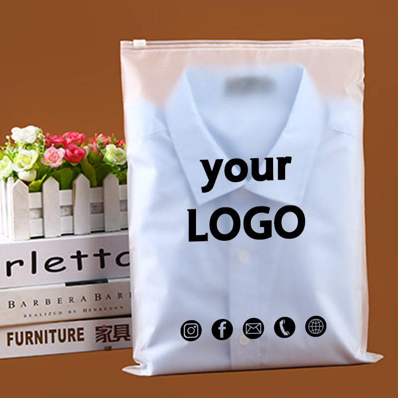 Photography Logo - 50 buah tas ritsleting buram penyimpanan
