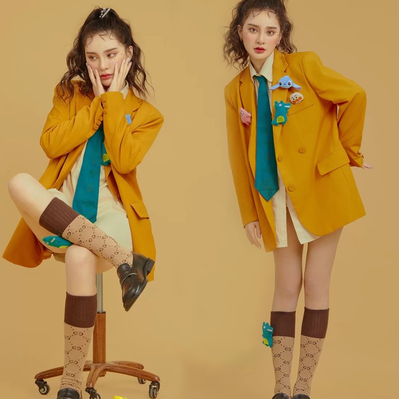 Photography Outfit - Pakaian Fotografi Gaya Sekolah Manis Ears