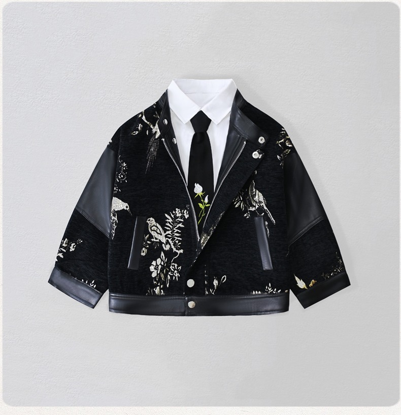 Photography Wedding - Jaket Kulit PU Bordir Sepeda Motor