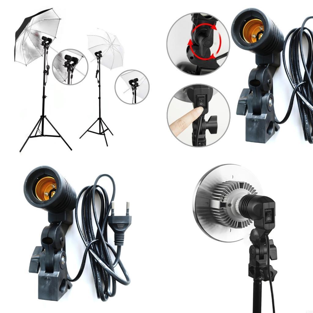 Photography Umbrella - E27 Light Stand Payung Reflektor Dukungan