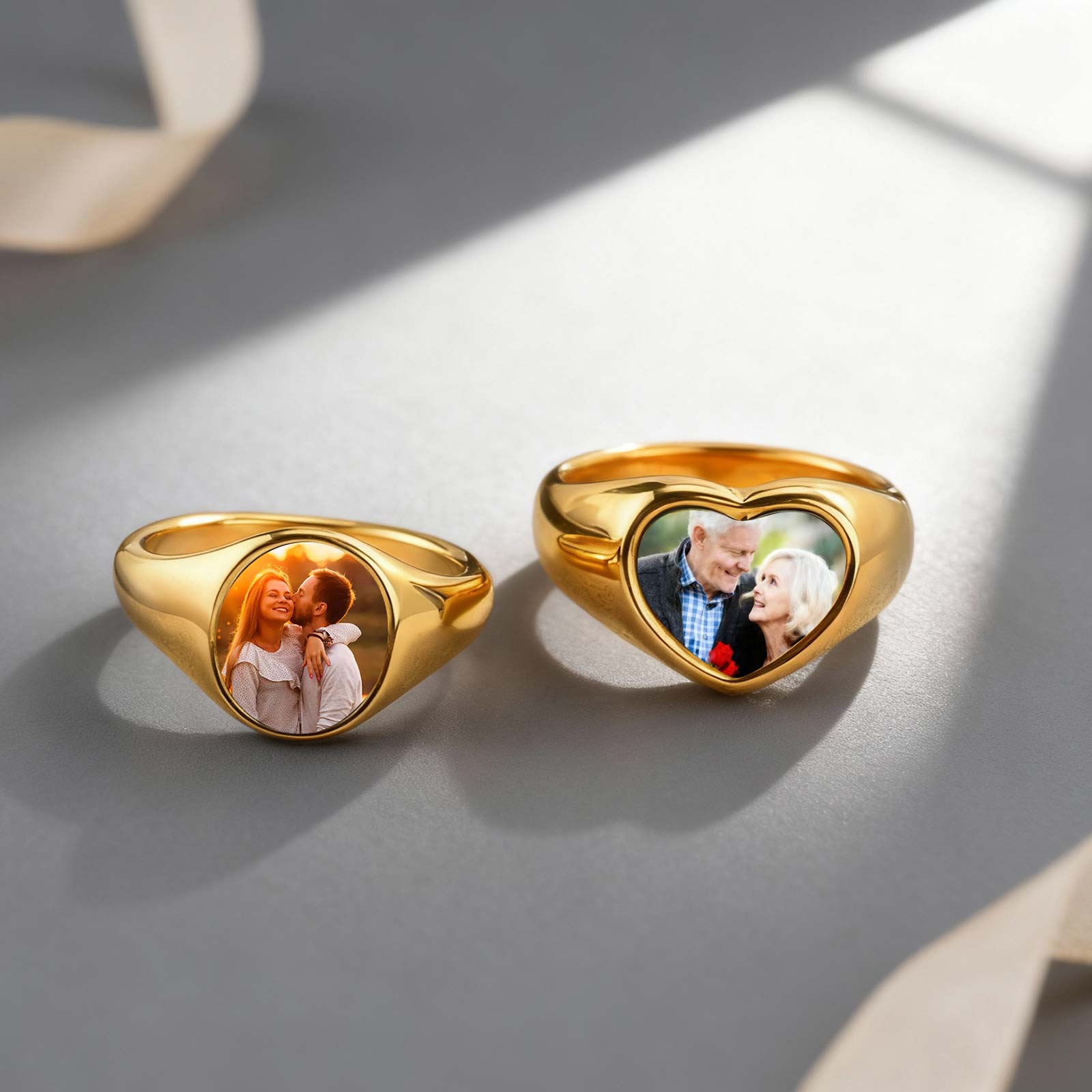 Photography Logo - Cincin Foto Kustom untuk Wanita, Baja
