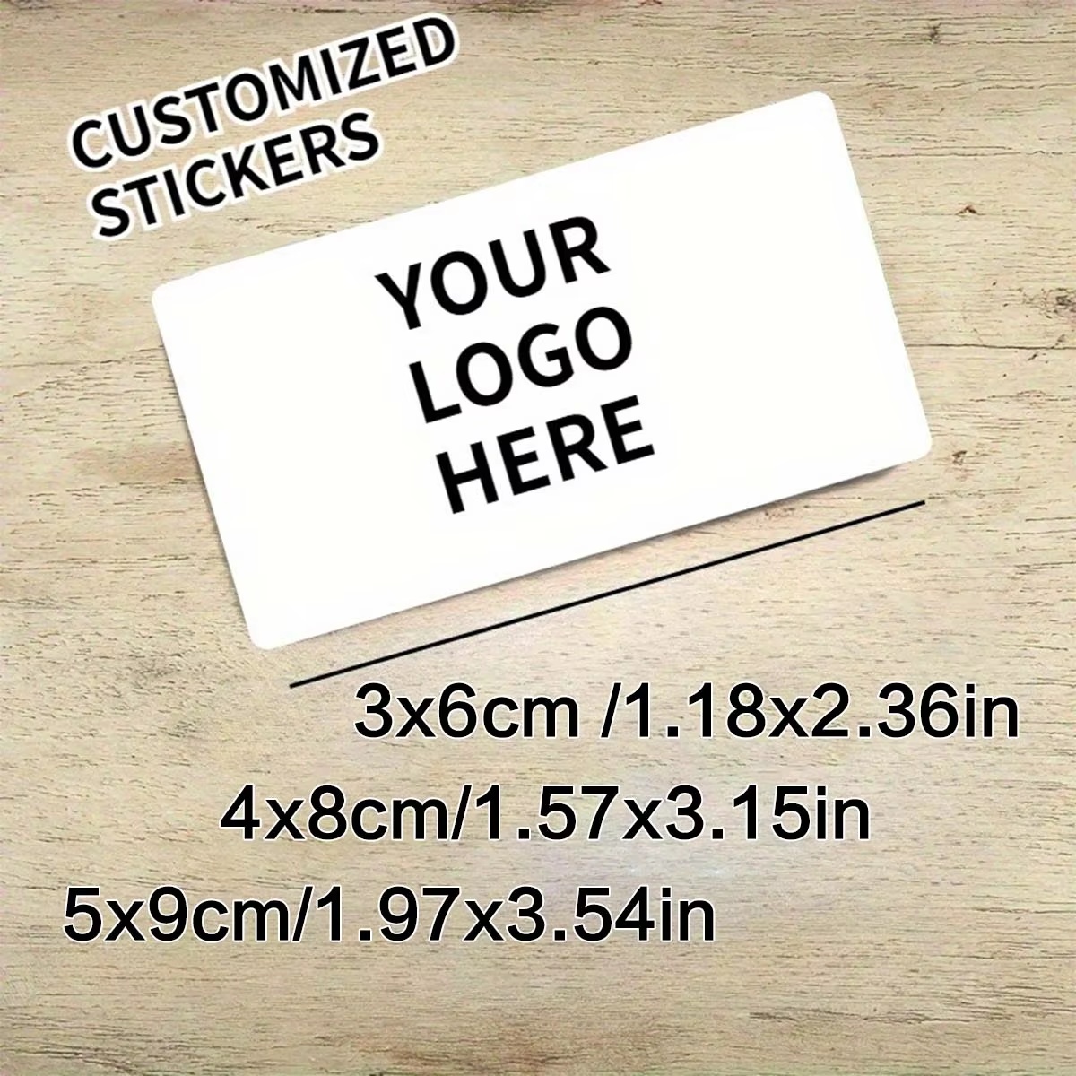 Photography Logo - Stiker Persegi Panjang Kustom – Logo