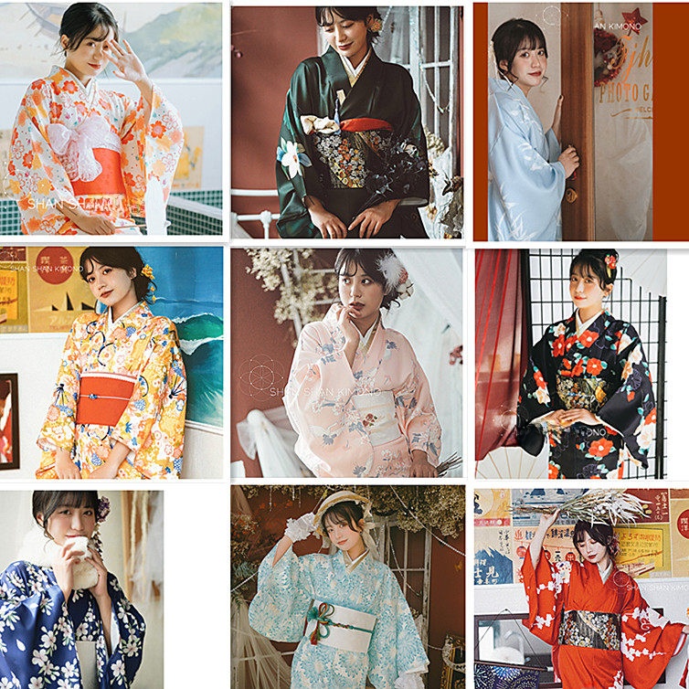 Photography Outfit - Pakaian Fotografi Lucu Gaya Kimono Tradisional