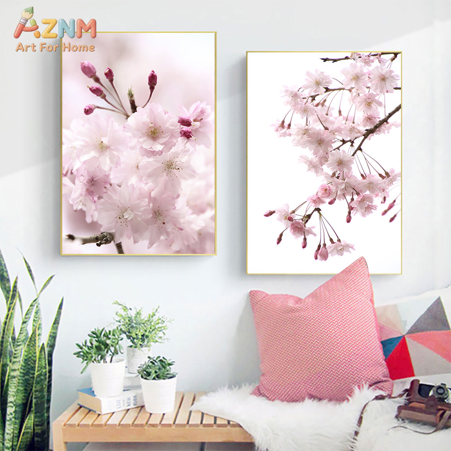 Seni Dinding Kanvas Bunga Saku - Photography Quotes Inspirational ulasan dan harga