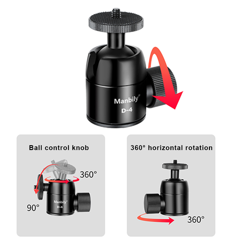 Kepala Tripod Kamera Manbily 2 - Fluid Head Tripod ulasan dan harga