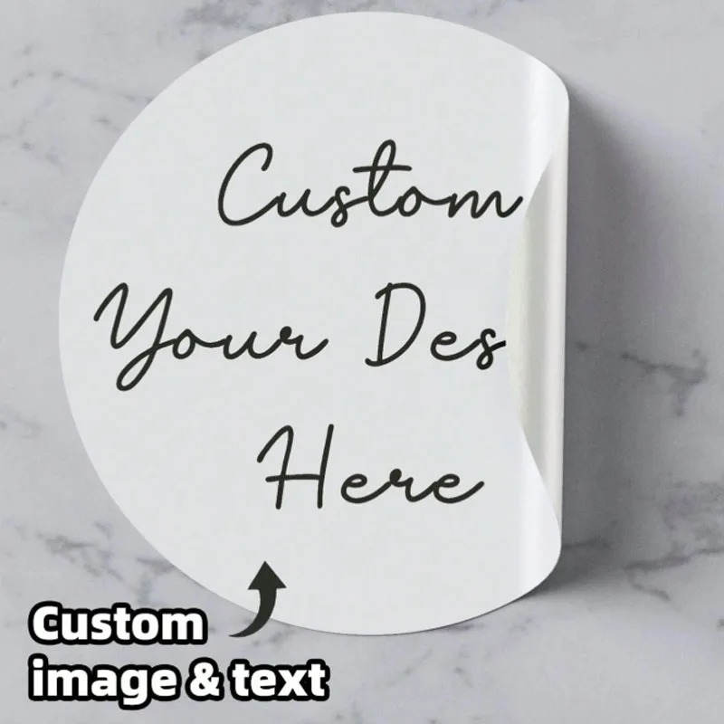 Stiker bundar kustom, label pe - Photography Logo ulasan dan harga