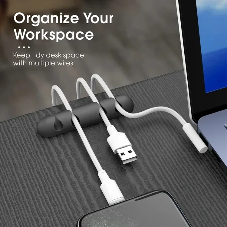 5 Buah Klip Manajemen Penggulu - Tethering Cable Usb ulasan dan harga