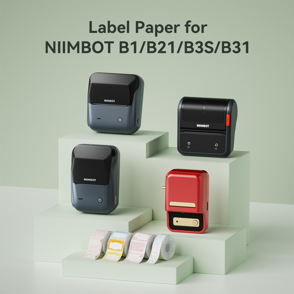 NIIMBOT Label termal untuk B1  - Photography Logo ulasan dan harga