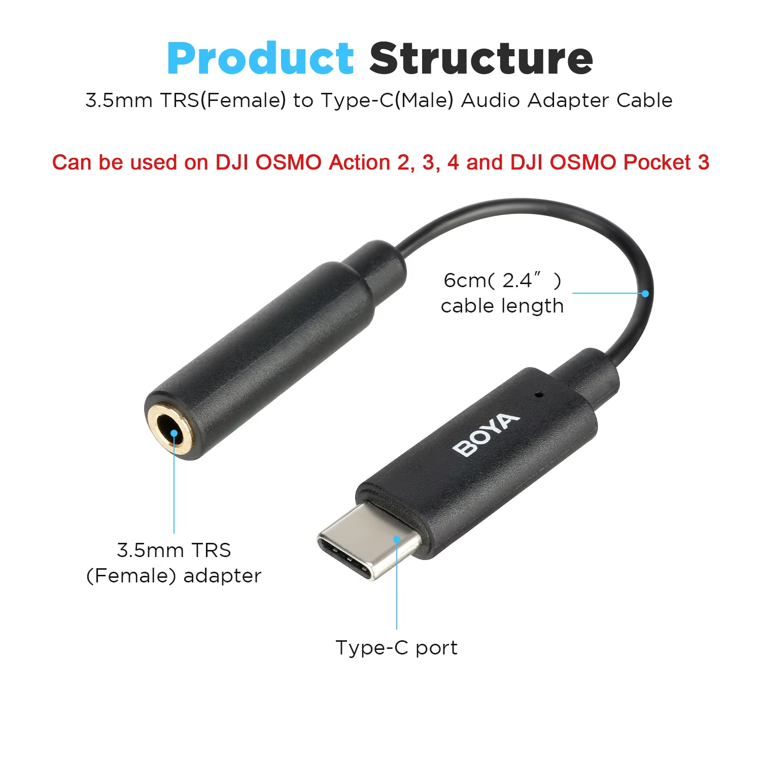 BOYA BY-K4 Adaptor Konverter A - Tethering Cable Usb ulasan dan harga