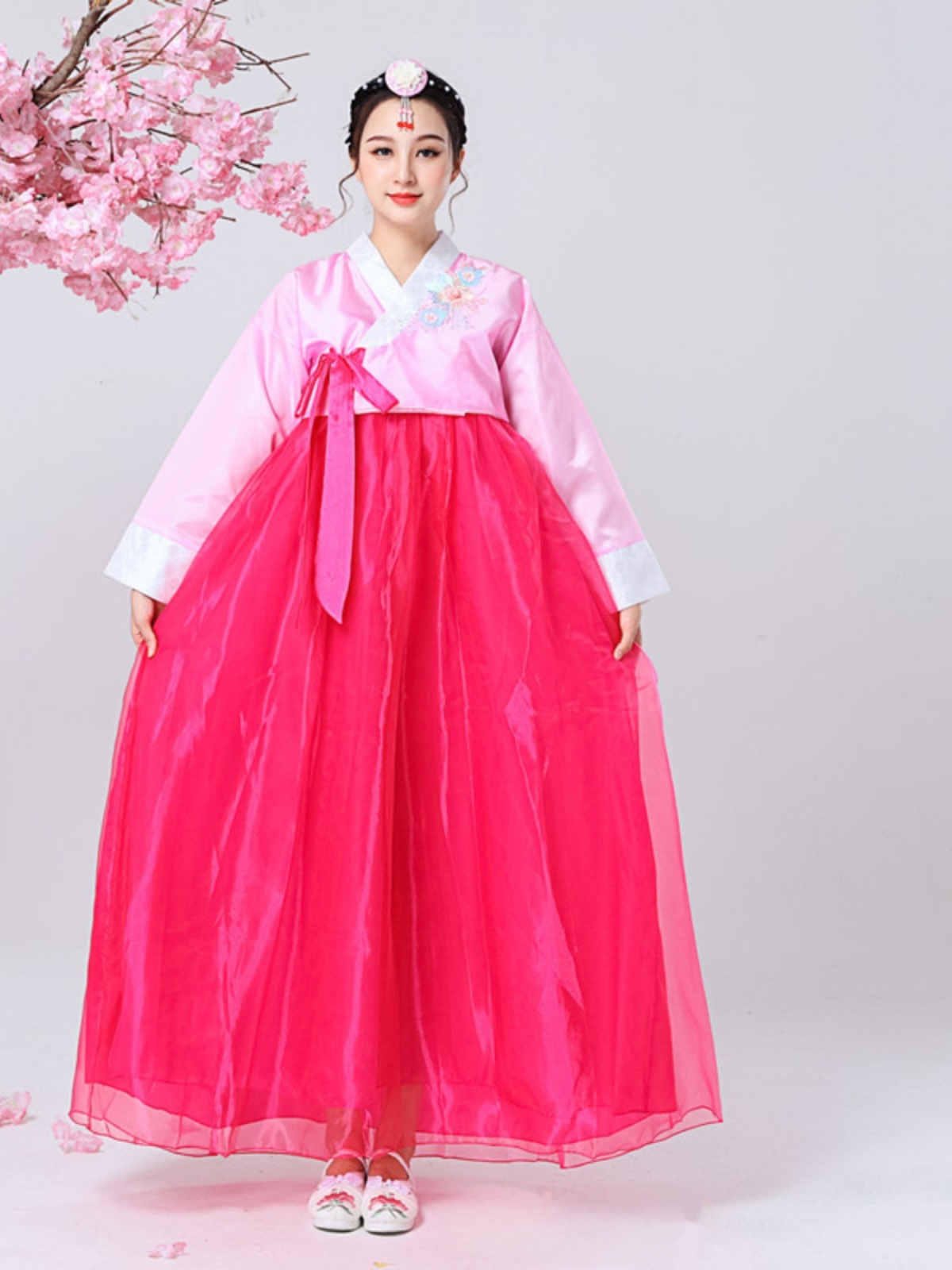 Kostum Tari Wanita Korea Baru  - Photography Outfit ulasan dan harga