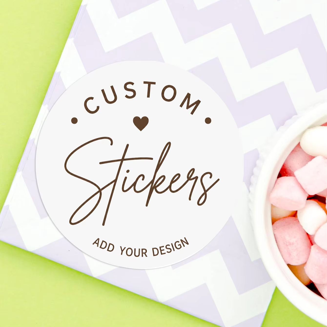 1/50/100PCS Stiker Bulat Tahan - Photography Logo ulasan dan harga