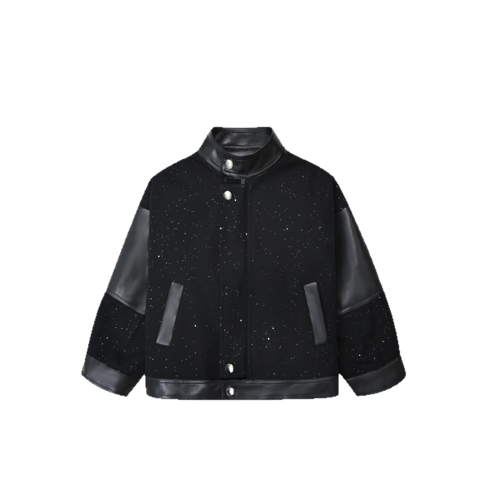Jaket Kulit PU Berkilau untuk  - Photography Wedding ulasan dan harga