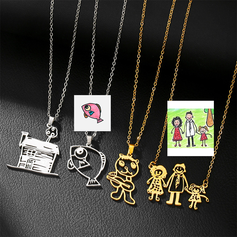 Kalung Liontin Gambar Gambaran - Photography Logo ulasan dan harga