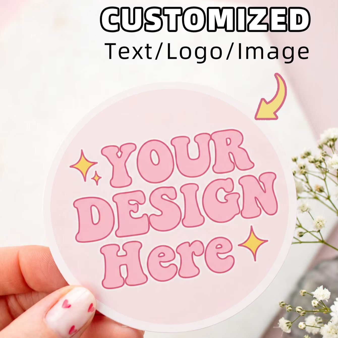Stiker Bulat Kustom 3/4CM, Lab - Photography Logo ulasan dan harga