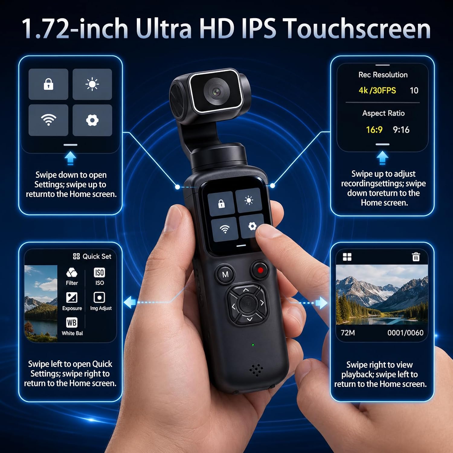 Kamera Vlogging Gimbal Genggam - Photography Term ulasan dan harga