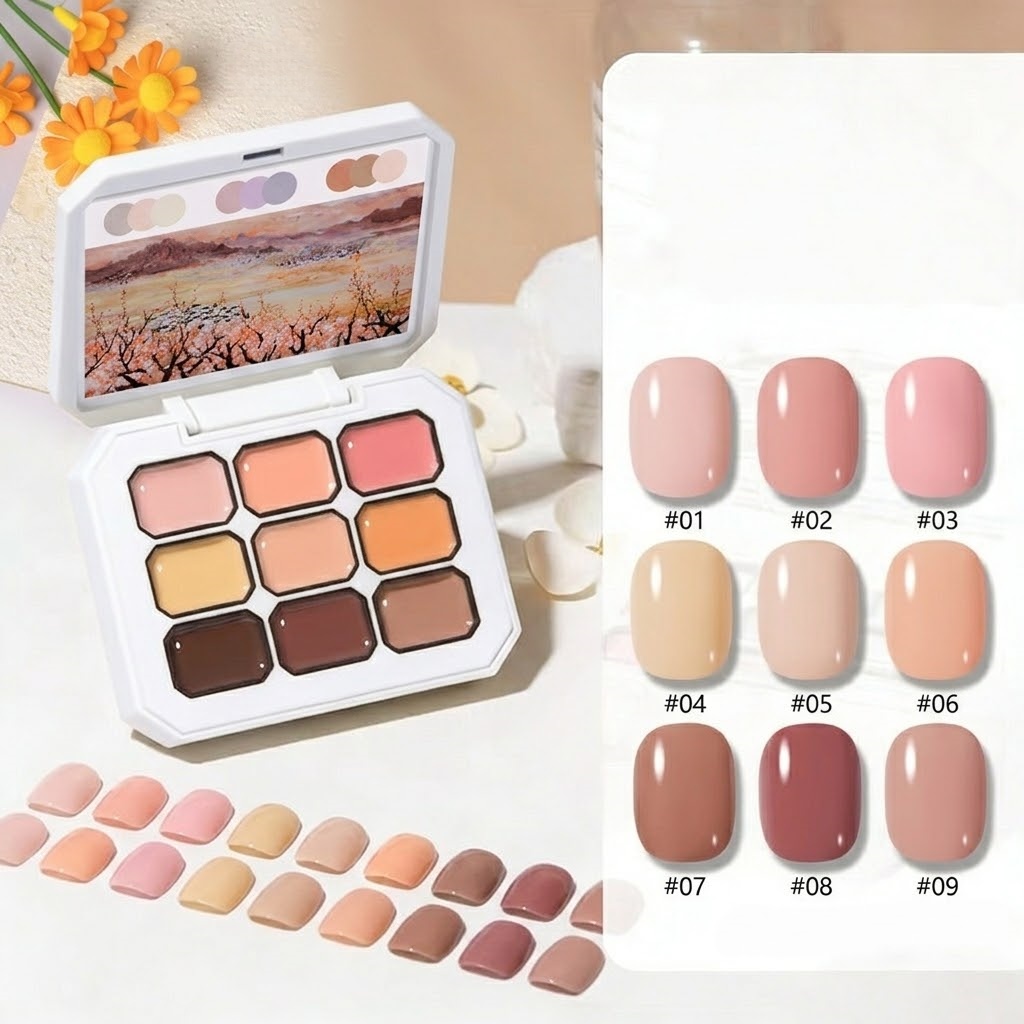 9 Warna Nude Milk Tea Solid Cr - Photography Techniques ulasan dan harga