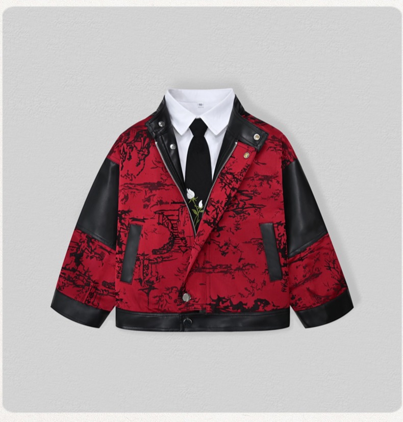 Jaket Kulit PU Bordir Sepeda M - Photography Wedding ulasan dan harga