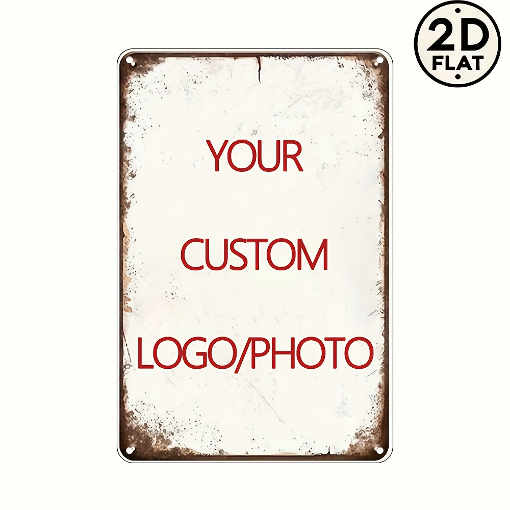 Papan Tanda Logam Kustom denga - Photography Logo ulasan dan harga