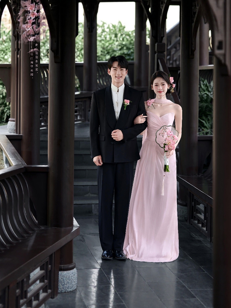 Gaun pengantin merah bergaya T - Photography Wedding ulasan dan harga